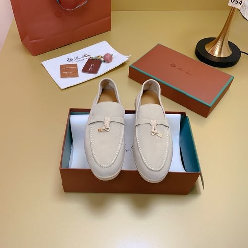 Loro Piana LP Suede Mules With Non-slip Rubber Sole
