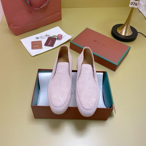 Loro Piana LP Suede Mules With Non-slip Rubber Sole