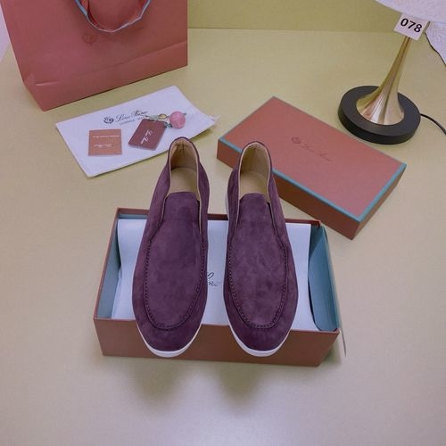 Loro Piana LP Suede Mules With Non-slip Rubber Sole