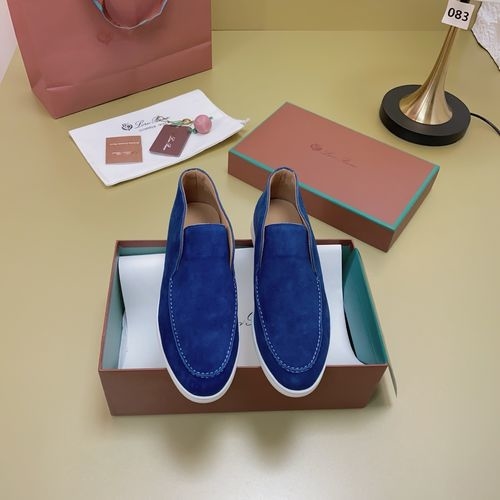 Loro Piana LP Suede Mules With Non-slip Rubber Sole