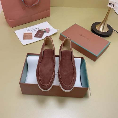Loro Piana LP Suede Mules With Non-slip Rubber Sole