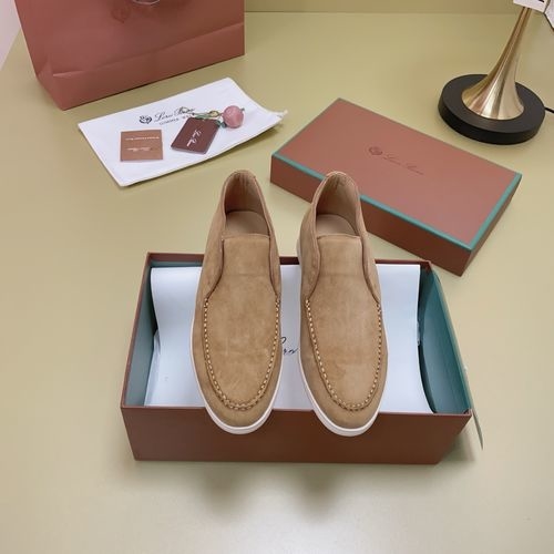 Loro Piana LP Suede Mules With Non-slip Rubber Sole