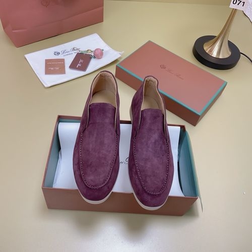 Loro Piana LP Suede Mules With Non-slip Rubber Sole