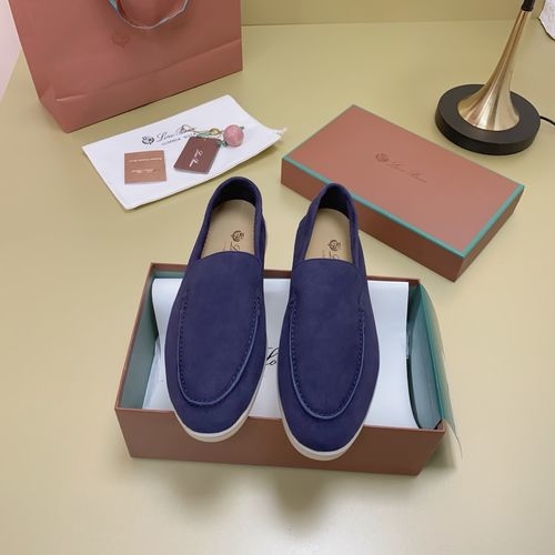 Loro Piana LP Suede Mules With Non-slip Rubber Sole