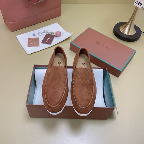 Loro Piana LP Suede Mules With Non-slip Rubber Sole