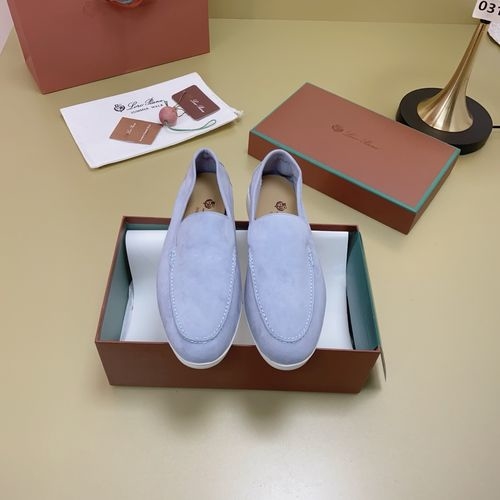Loro Piana LP Suede Mules With Non-slip Rubber Sole