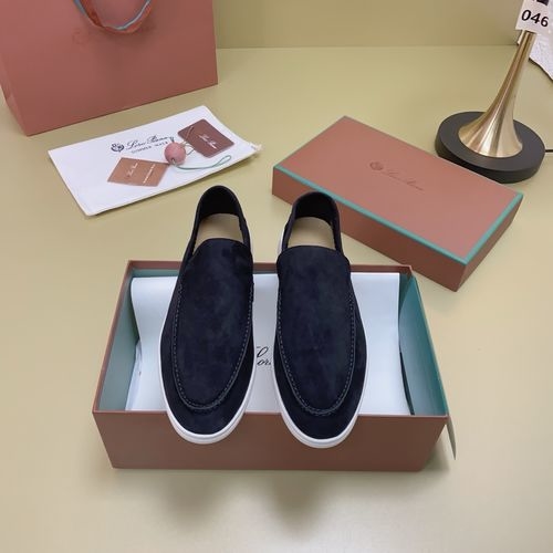 Loro Piana LP Suede Mules With Non-slip Rubber Sole