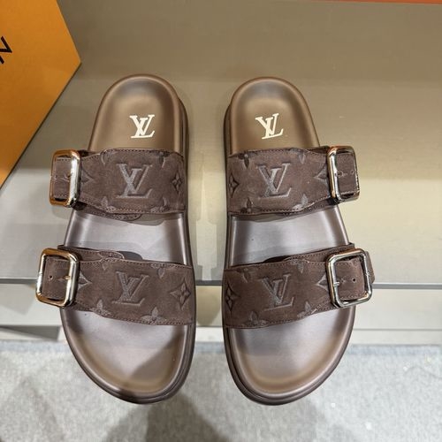 Louis Vuitton LV Venice Platform Slides Adjustable Straps