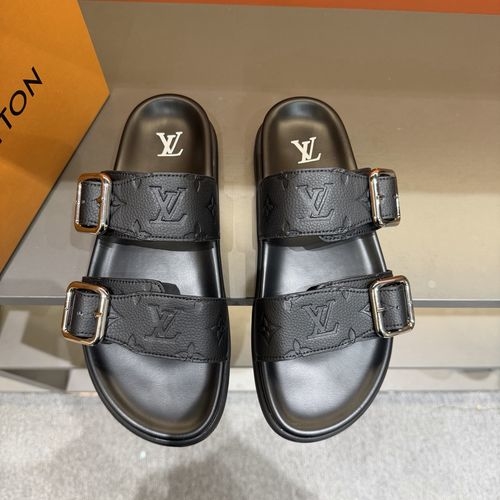 Louis Vuitton LV Venice Platform Slides Adjustable Straps
