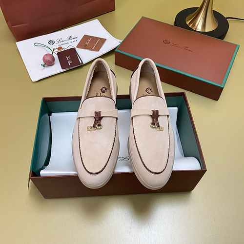 Loro Piana LP Suede Mules With Non-slip Rubber Sole