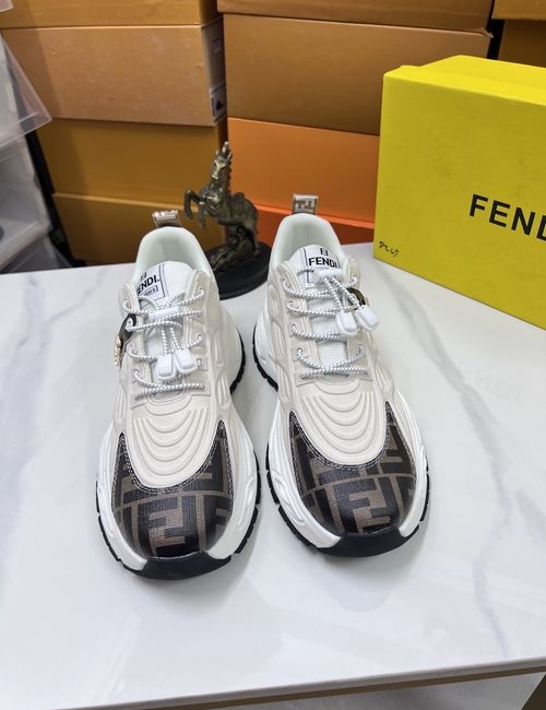 Versace Stitching Leather Casual Sneakers With Soft Insole