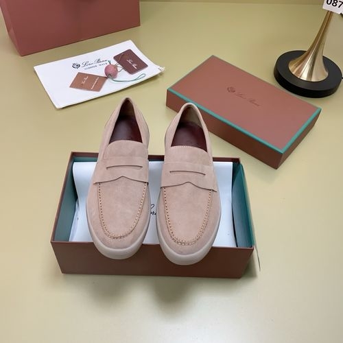 Loro Piana LP Suede Mules With Non-slip Rubber Sole
