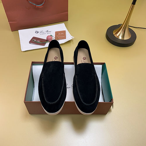 Loro Piana LP Suede Mules With Non-slip Rubber Sole