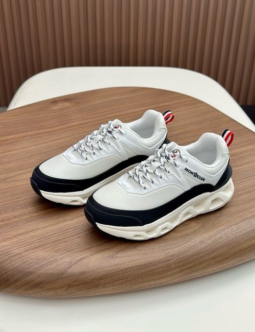 Moncler Breathable Mesh Sneakers With TPU Sole