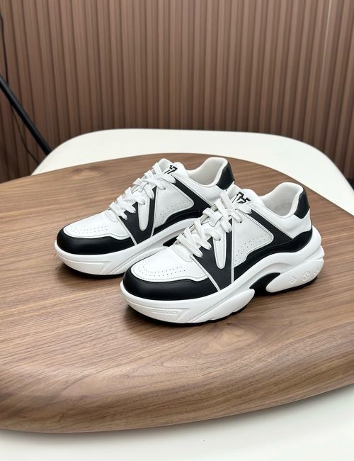 Louis Vuitton LV Premium Stitching Sports Skate Shoes