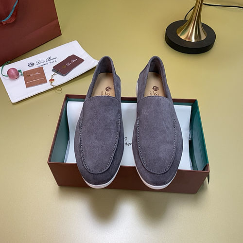Loro Piana LP Suede Mules With Non-slip Rubber Sole