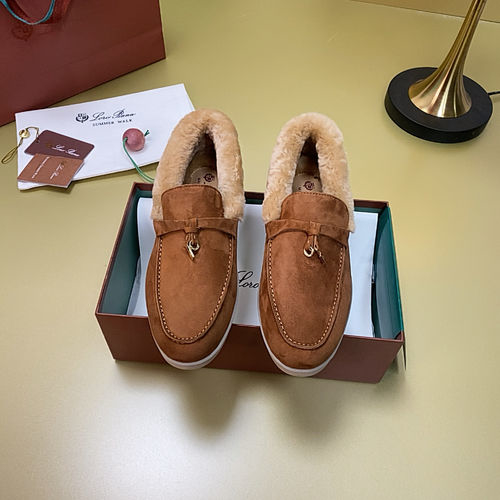 Loro Piana LP Suede Mules With Non-slip Rubber Sole