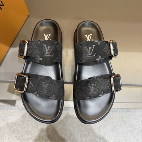 Louis Vuitton LV Venice Platform Slides Adjustable Straps
