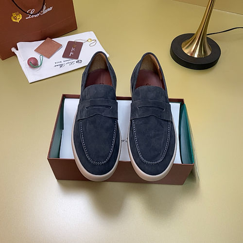Loro Piana LP Suede Mules With Non-slip Rubber Sole