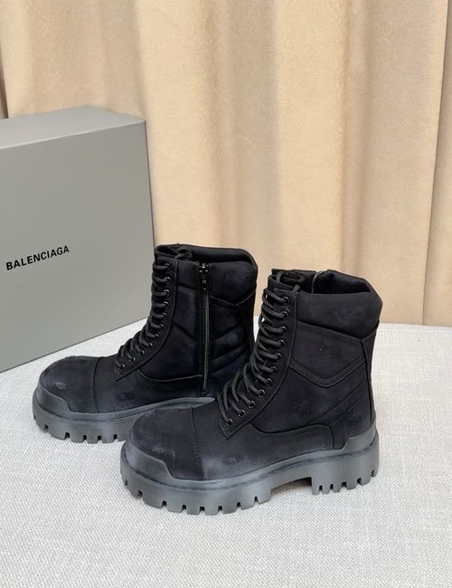Balenciaga Black Versatile Thick Sole Boots