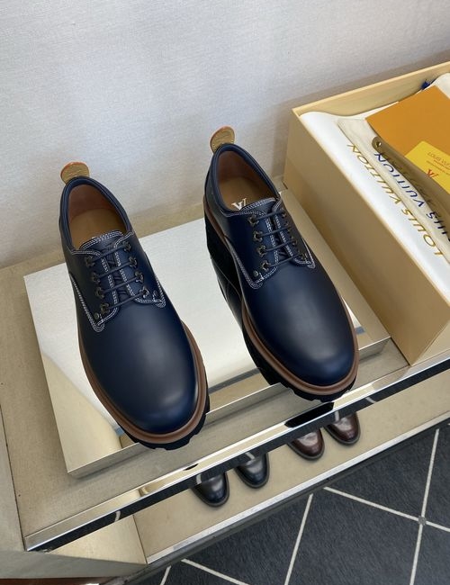 Louis Vuitton LV Cowhide Loafers With Non-slip Outsole