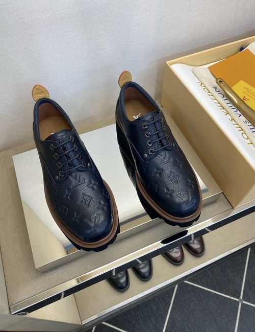 Louis Vuitton LV Cowhide Loafers With Non-slip Outsole