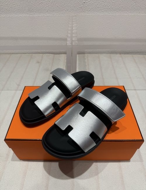 Hermes New Colors Suede Leather Slippers