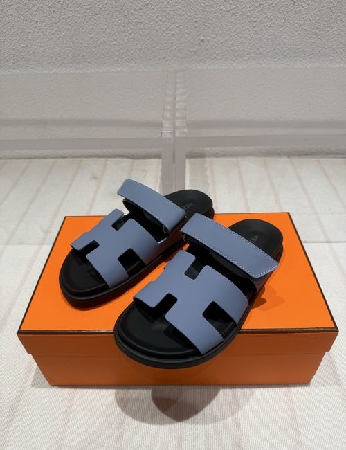 Hermes New Colors Suede Leather Slippers