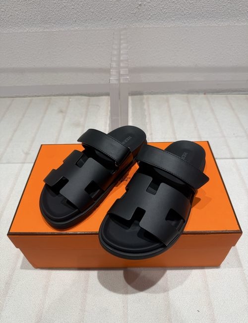 Hermes New Colors Suede Leather Slippers