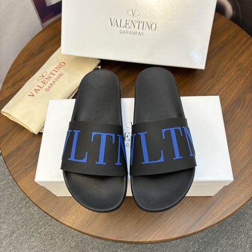 Valentino Original Material Slippers Fine Workmanship Comfortable