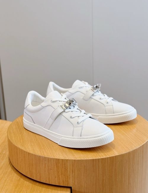 Hermes Freesstyle Calfskin High-top Sneakers