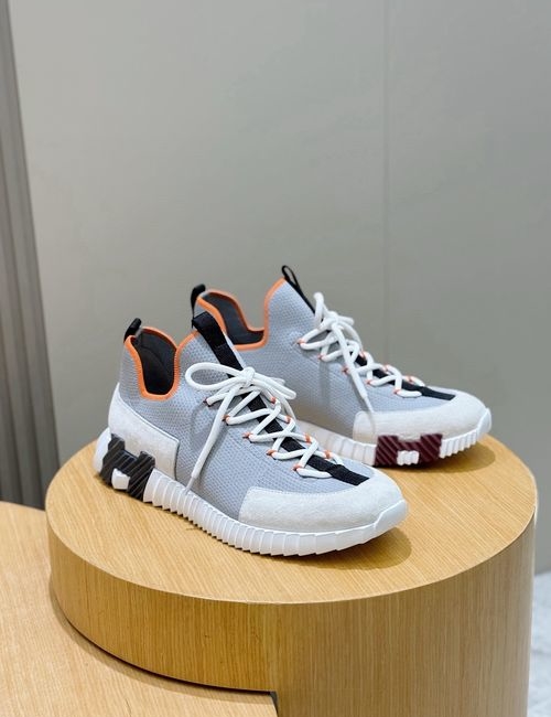 Hermes Bouning Suede Calfskin Sneakers