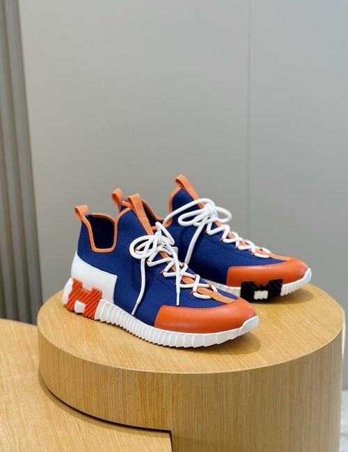 Hermes Bouning Suede Calfskin Sneakers