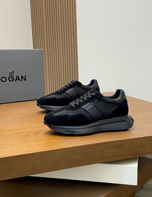 Hogan Hi Logo Sneakers Leather Waterproof Upper H Pattern Sole