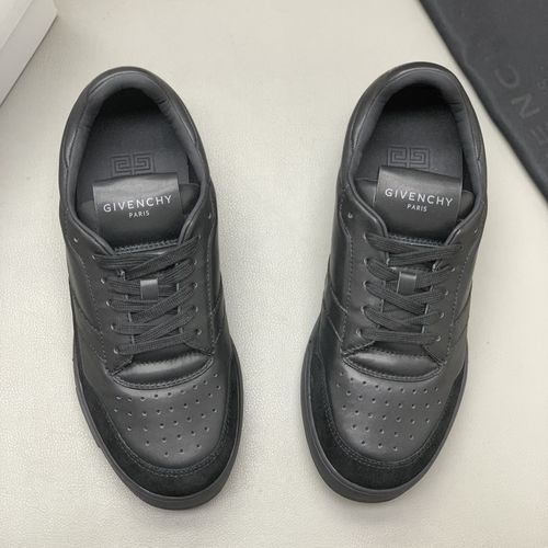 Givenchy Low-top Leather Suede Casual Shoes