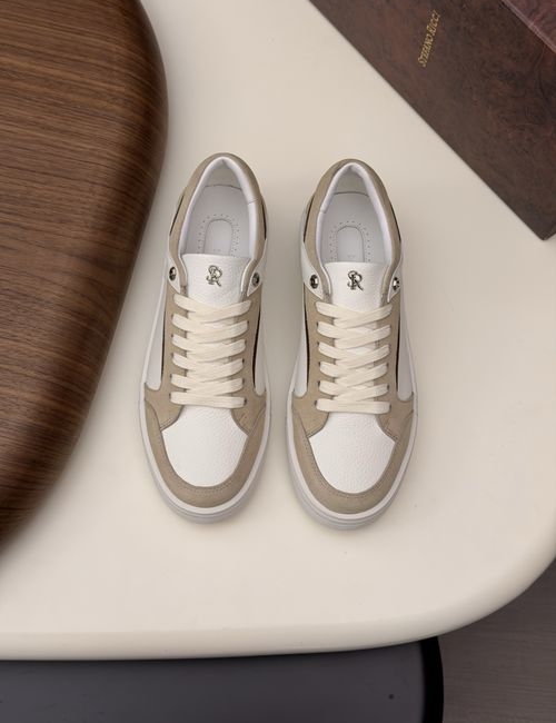 Stefano Ricci Calfskin Sneakers Soft Original Design Sole