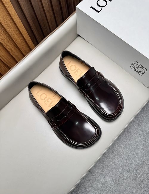 Loewe Business Shoes With Genuine Leather Sole