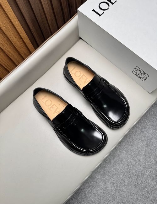 Loewe Business Shoes With Genuine Leather Sole