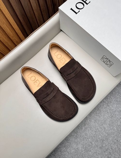 Loewe Business Shoes With Suede Upper