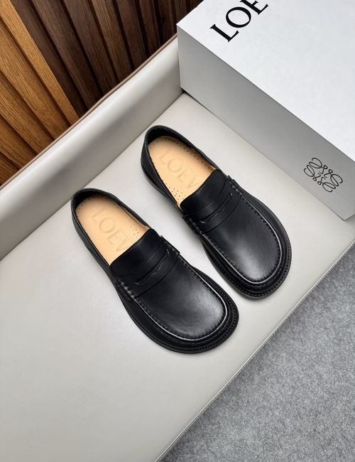 Loewe Business Shoes With Genuine Leather Sole