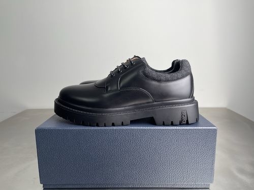 Christian Dior CD Explorer III Suede Leather Derby Shoes