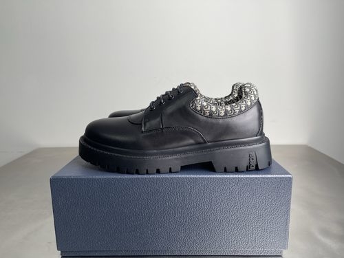 Christian Dior CD Explorer III Suede Leather Derby Shoes