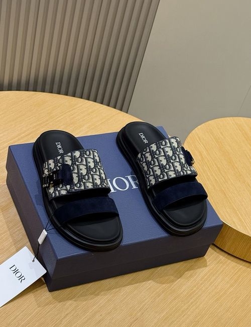 Christian Dior CD Aqua Sandals CD Diamond Pattern Upper