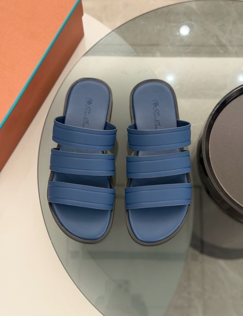 Loro Piana LP Premium Leather Slippers With Original Sole