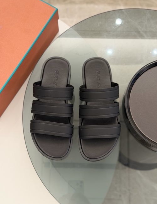 Loro Piana LP Premium Leather Slippers With Original Sole