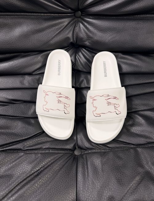 Burberry Vintage Check Slides With Rubber Sole