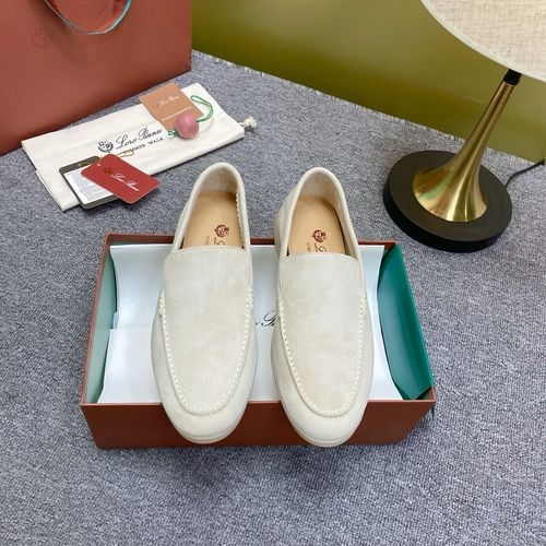 Loro Piana LP Suede Mules With Non-slip Rubber Sole