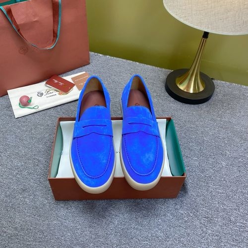Loro Piana LP Suede Mules With Non-slip Rubber Sole