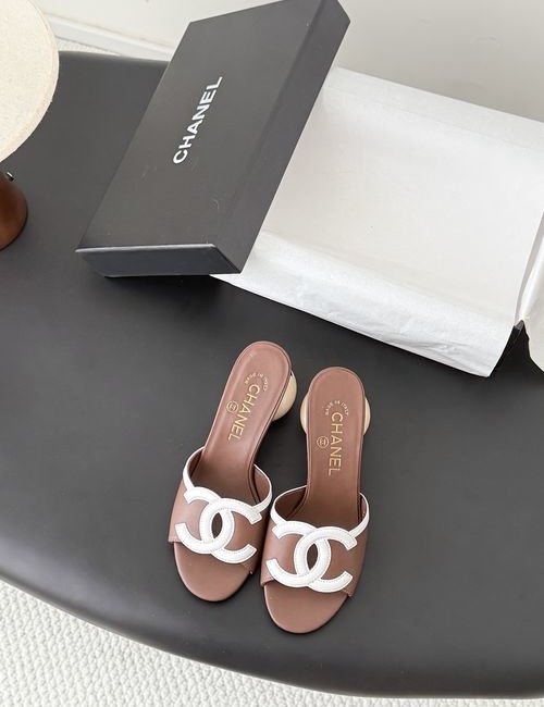 Chanel Double C Sandals, Leather Upper, Sheepskin Lining, Genuine Leather Sole