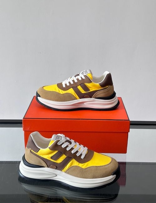 Hermes Birkin Suede Breathable Casual Sneakers